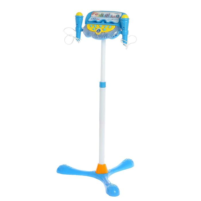 Микрофон на стойке «Дуэт» 2 микрофона, МИКС Микрофон на стойке «Дуэт» 2 микрофона, МИКС