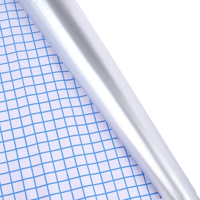 Пленка самоклеящаяся цветная deVENTE Metallic, 0,45 х 1 м, 30 мкм, серебро с алюминиевым напылением Пленка самоклеящаяся цветная deVENTE Metallic, 0,45 х 1 м, 30 мкм, серебро с алюминиевым напылением