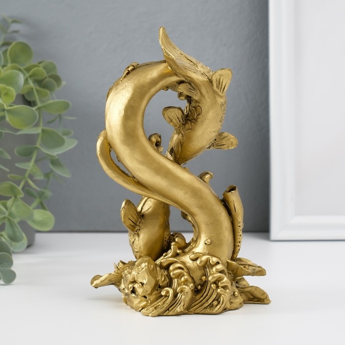 Нэцкэ бронза   Нэцкэ бронза  "Карпы"15 х 6,5 х 5 см