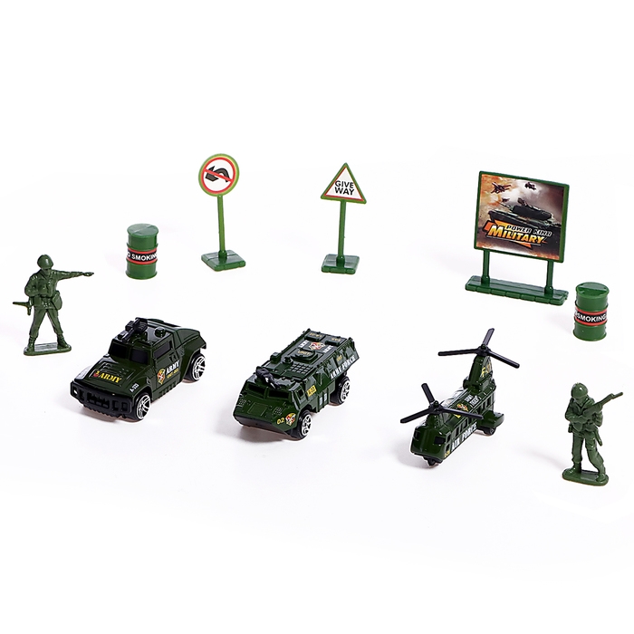 Игровой набор «Спецтехника», с 3 машинами и аксессуарами, цвет МИКС