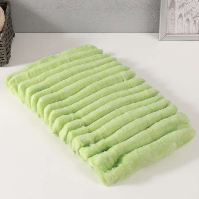 Вата Зиг-Заг для творчества 100 г зеленая Вата Зиг-Заг для творчества 100 г зеленая