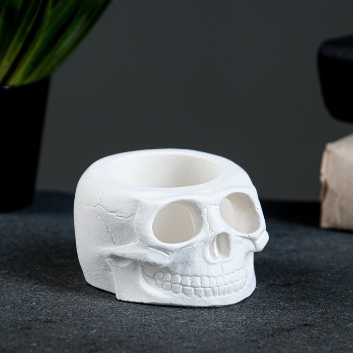 Подсвечник Подсвечник "Череп муэрто" 8х7х5см