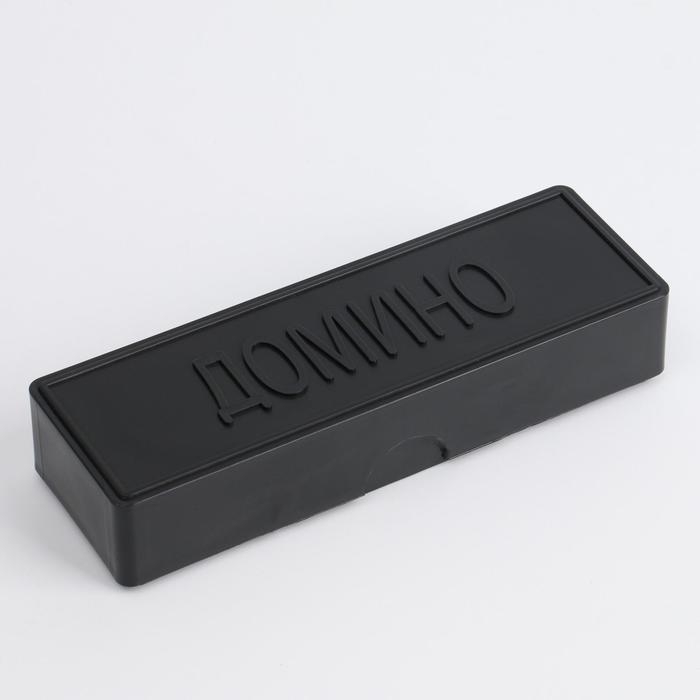 Настольная игра, домино, Настольная игра, домино, "Классическое", 28 шт, костяшка 4 х 2 х 0.5 см