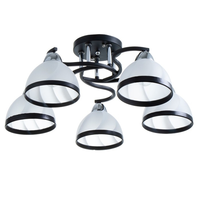 Люстра Люстра "Ариса" 5хЕ27 40Вт чёрный 56х56х22 см BayerLux