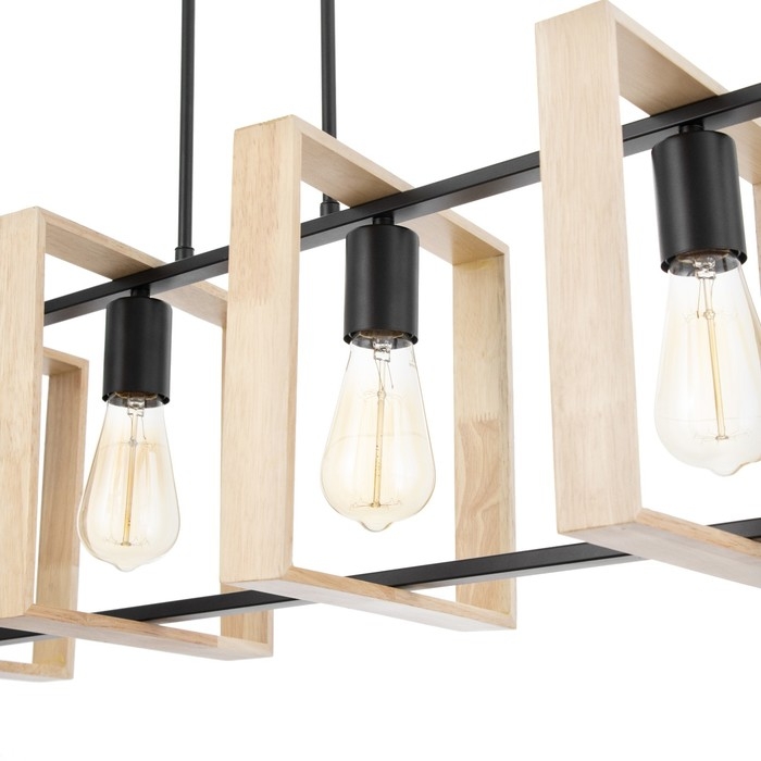 Светильник Светильник "Лиам" 5хЕ27 40Вт черный 80х25х70 см