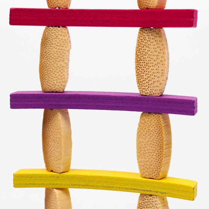 Игрушка для птиц  Игрушка для птиц "Лесенка", микс