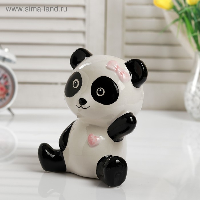 Копилка керамика Копилка керамика "Модная панда" МИКС 16х14,5х9,5 см