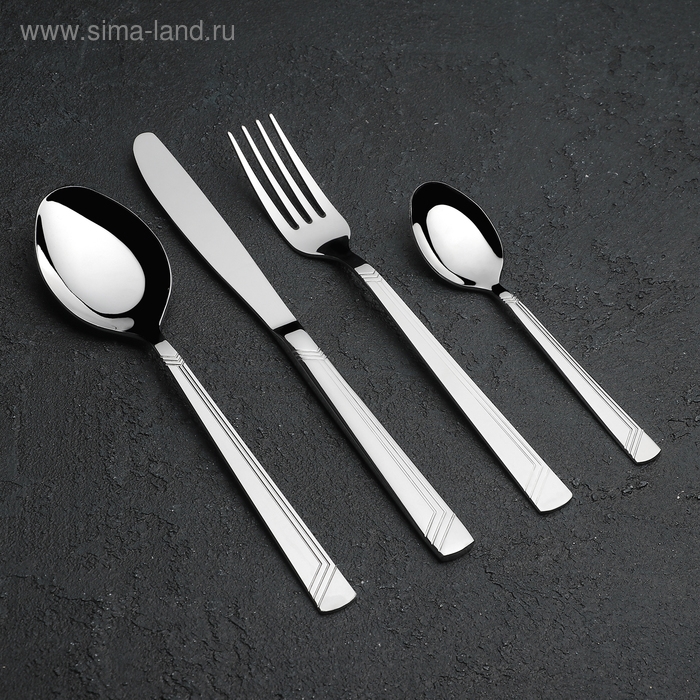 Набор столовый &laquo;Аппетит&raquo;, 48 предметов, толщина 2 мм, декоративная коробка