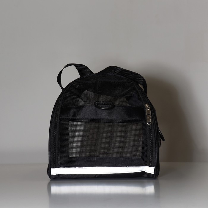 Сумка-переноска сетчатая, 43 х 21 х 30 см, чёрная Сумка-переноска сетчатая, 43 х 21 х 30 см, чёрная