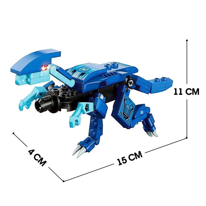 Конструктор Динобот «Вождь Тираннозавр», 6 видов, МИКС Конструктор Динобот «Вождь Тираннозавр», 6 видов, МИКС