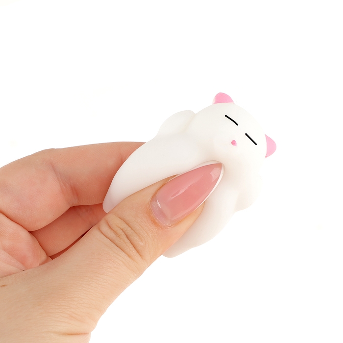 Хлопушка пневматическая "Котик" 30см серпантин+ мялка