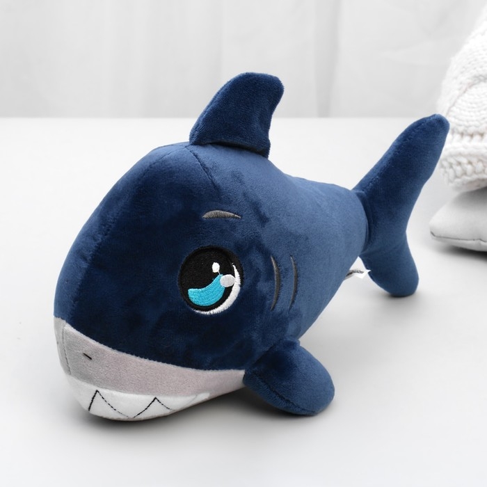 Мягкая игрушка «Акула», цвет синий, 17,5 см Мягкая игрушка «Акула», цвет синий, 17,5 см