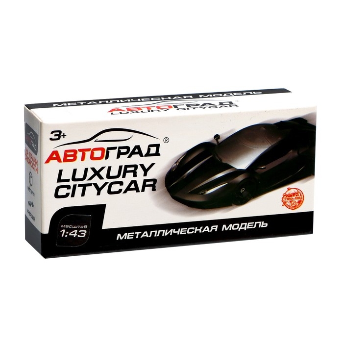 Машина металлическая «Суперкар», инерционная, масштаб 1:43, цвет голубой Машина металлическая «Суперкар», инерционная, масштаб 1:43, цвет голубой