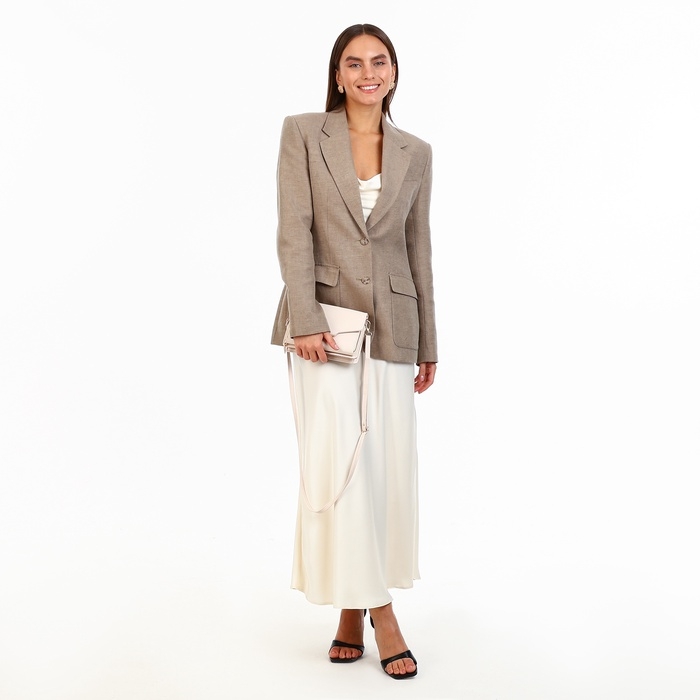 Сумка женская на молнии, цвет белый Сумка женская на молнии, цвет белый