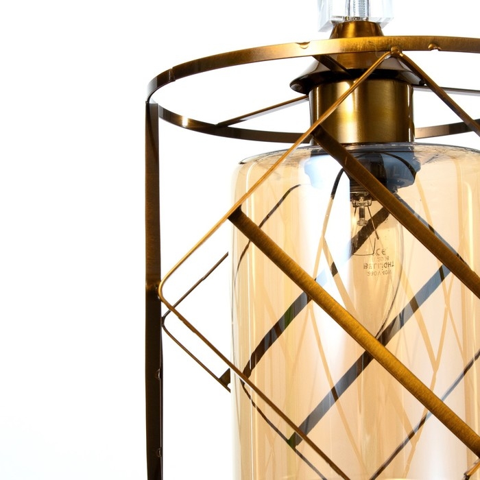 Светильник BayerLux Светильник BayerLux "Куара" E27 40Вт золото 28х28х19-119 см