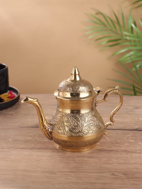 Чайник Чайник "Листья" латунь, 400 мл