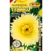 Семена цветов Календула Снежная королева А/З , Ц/П,0,5 г Семена цветов Календула Снежная королева А/З , Ц/П,0,5 г
