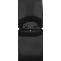 Планшет с прижимом формат А4 пластик черный, с коробкой для хранения бумаг