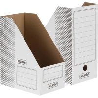 Лоток вертикальный Attache 150мм белый графика 2шт/уп (сборн)гофрокарт