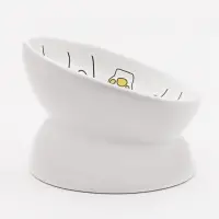 Миска &laquo;Лапа Кота&raquo;, 150 мл, 13&times;9 cм, керамика, белая