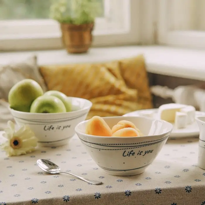 Салатники SL Home &laquo;Милый дом&raquo;, 700 мл, d=16 см, фарфор, набор 2 шт., белые