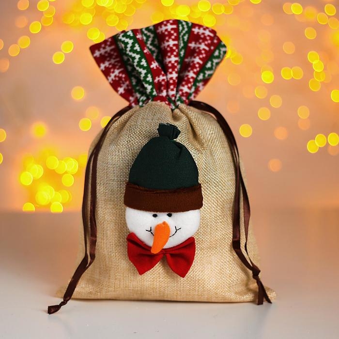 Мешок для подарков «Новогодний», виды МИКС Мешок для подарков «Новогодний», виды МИКС