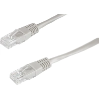 Патч-корд BigTech OPCC004 UTP CCA кат.5e/3м/литой/многожильный (серый)