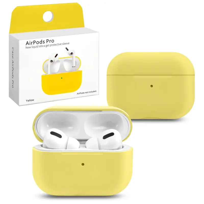 Чехол APods Pro Yellow #13