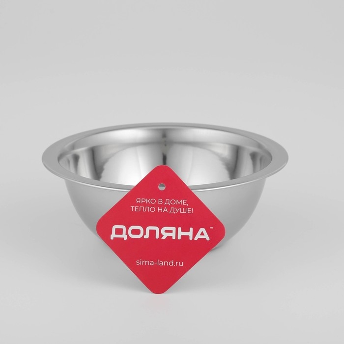 Миска глубокая из нержавеющей стали Доляна «Индия», 550 мл, d=16 см Миска глубокая из нержавеющей стали Доляна «Индия», 550 мл, d=16 см