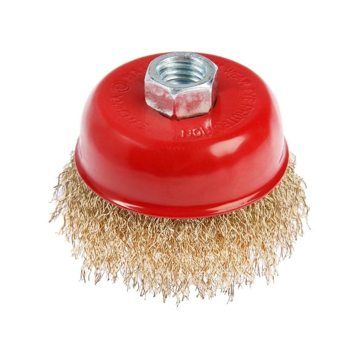 Щетка металлическая для УШМ ЛОМ,  Щетка металлическая для УШМ ЛОМ, "чашка", М14, 75 мм