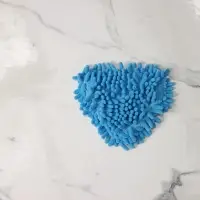 Насадка для окномойки, микрофибра букля, 14&times;17 см, синяя