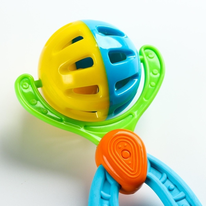 Погремушка - прорезыватель «Планеты», эластичная ручка, виды и цвет МИКС Погремушка - прорезыватель «Планеты», эластичная ручка, виды и цвет МИКС