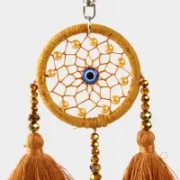 Брелок "Ловец снов" 17 см, цв. медный Брелок "Ловец снов" 17 см, цв. медный