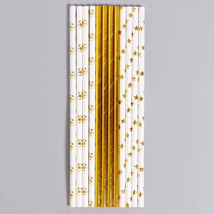 Трубочки бумажные 12 шт «Праздник» Трубочки бумажные 12 шт «Праздник»