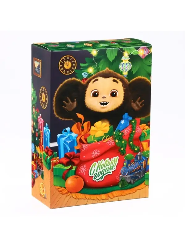 Коробка подарочная, 16х23х7.5 см, Чебурашка Коробка подарочная, 16х23х7.5 см, Чебурашка