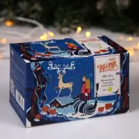 Гирлянда &laquo;Нить&raquo; 20 м, IP20, белая нить, 200 LED, свечение жёлтое, 8 режимов, 220 В