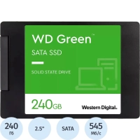 SSD накопитель WD GREEN 240Gb SATA 2,5' (WDS240G3G0A)