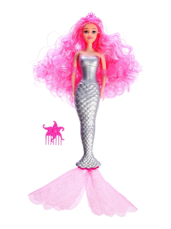 Кукла-русалка Кукла-русалка "Волшебное преображение", МИКС