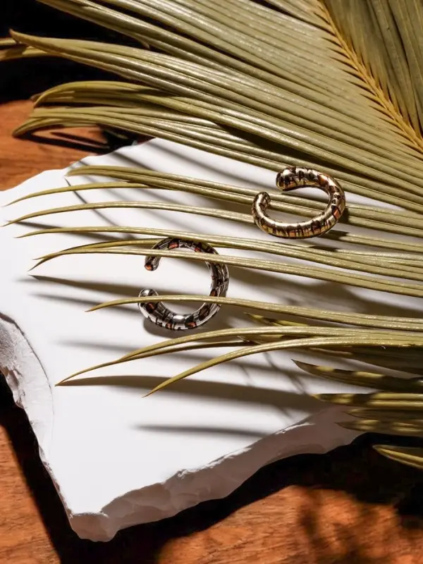 Серьги каффы «Леопард» набор 2 шт, цветные