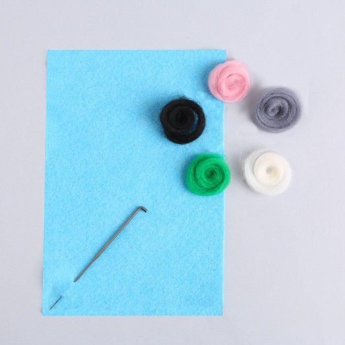 Валяние из шерсти. Объёмная картина «Котёнок», 10х10 см Валяние из шерсти. Объёмная картина «Котёнок», 10х10 см