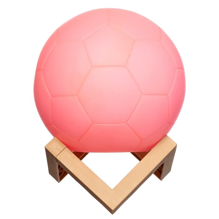 Ночник Ночник "Мячик" LED МИКС от батареек 3xLR44 белый 10х10х10 см RISALUX