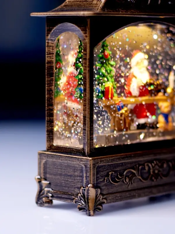 Фигура светодиодная  Фигура светодиодная "Дед Мороз" 5.5х14х19.5 см, 3хААА (не в компл.), музыка, USB, Т/БЕЛЫЙ