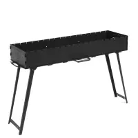 Мангал с ножками FIREGRILL, 114.7&times;37.5&times;72.3 см, 2 мм, длина жаровни 105 см