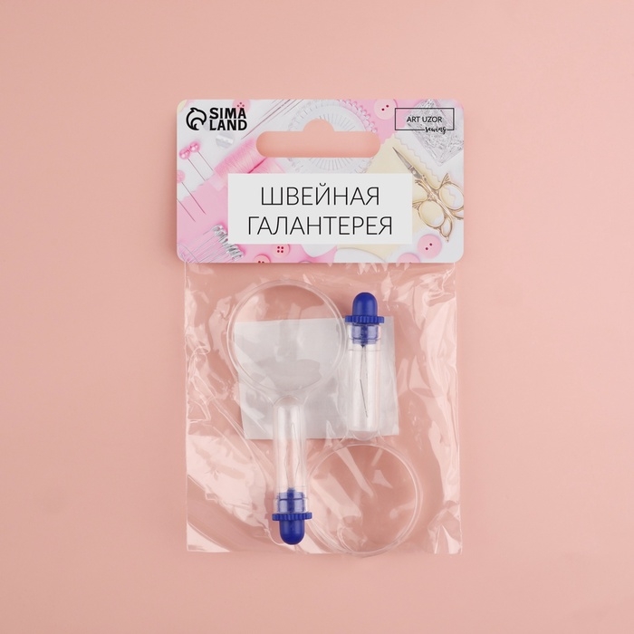 Нитевдеватели с лупой, 6,5 × 3 см, 2 шт Нитевдеватели с лупой, 6,5 × 3 см, 2 шт