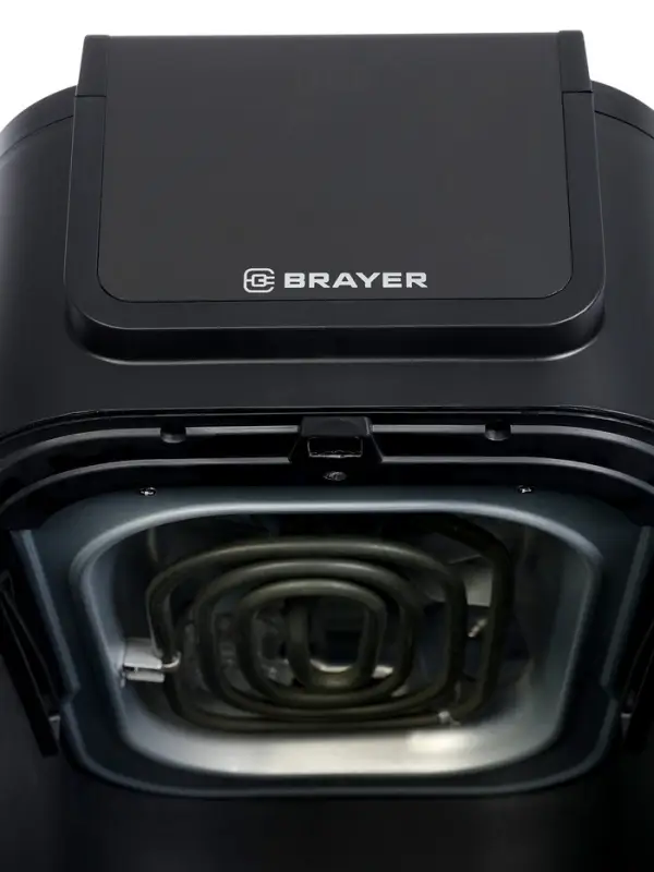Аэрогриль BRAYER 2041BR,1500Вт, 5л, 8 программ, 200&deg;С, LСD-дисплей,таймер,решетка