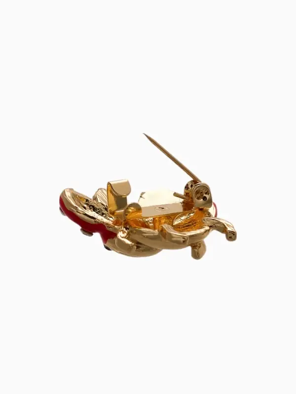 Брошь &laquo;Божья коровка&raquo;, форма МИКС, красно-чёрная в золоте