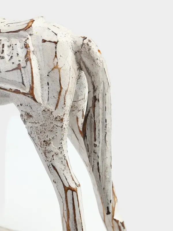 Сувенир интерьерный &laquo;Лошадка-качалка&raquo;, 27&times;7.5&times;32 см, дерево, белый антик