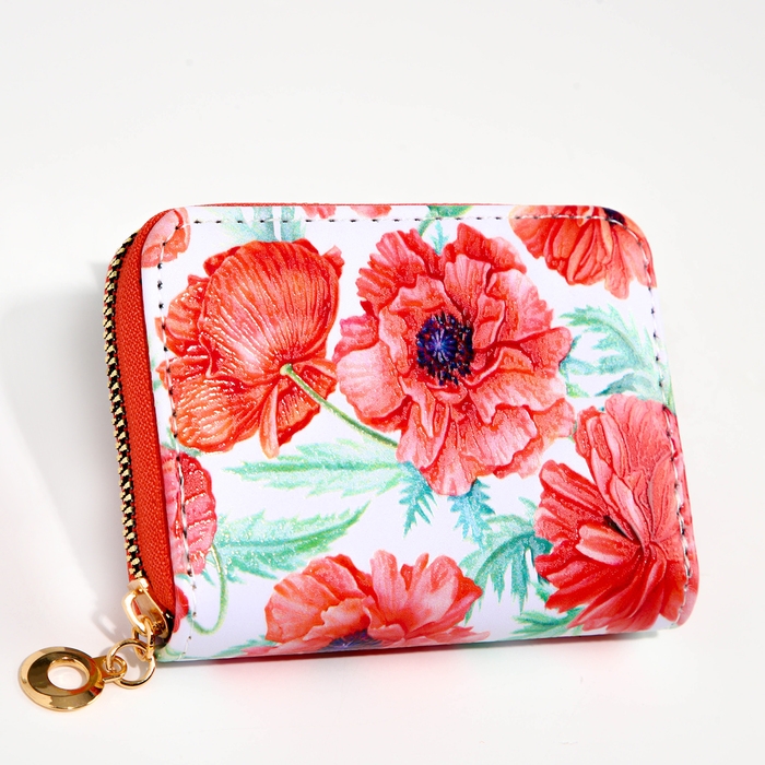 Кошелёк на молнии Кошелёк на молнии "Выбражулька", цвет красный