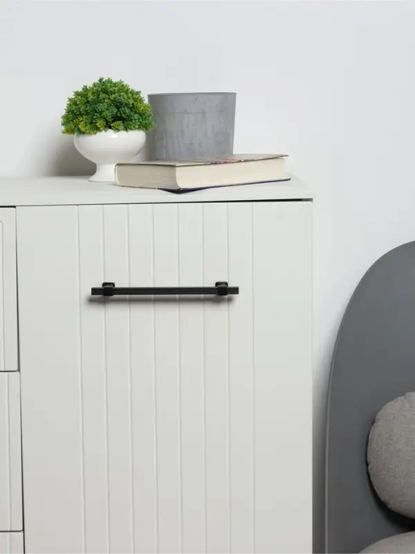 Ручка-скоба CAPPIO RSC105, алюминий, м/о 160 мм, цвет черный