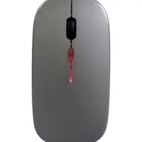 Мышь MB-2.4 беспроводная, оптическая, подсветка, 800-1600 dpi, USB, Bluetooth, серая